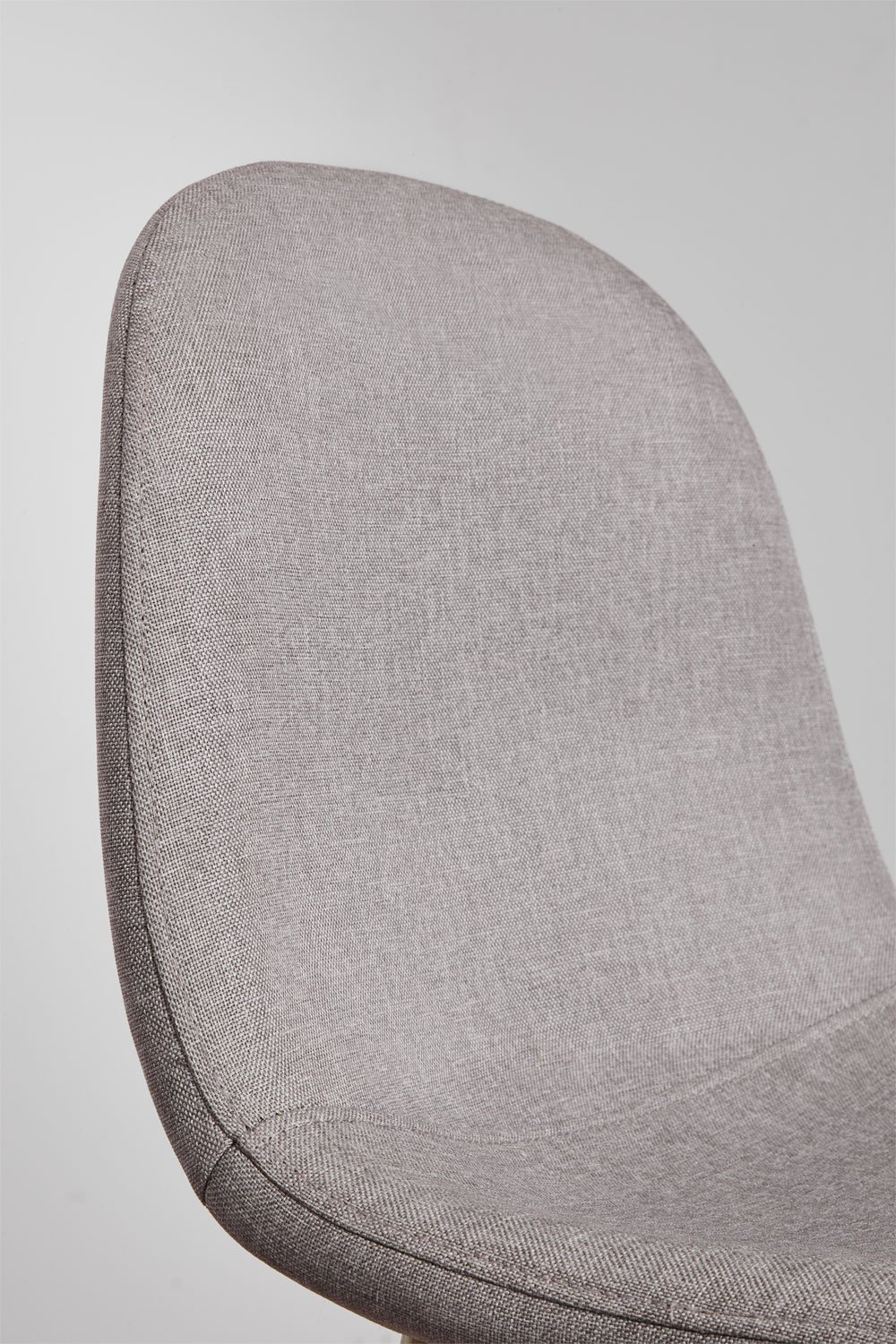 Hoge kruk 75 cm van beton grijs stof en zwarte poten Glamm, galerij beeld 4