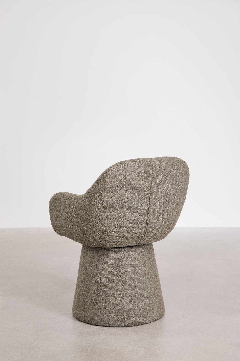 Set van 2 draaibare eetkamerstoelen met armleuningen gestoffeerd Erica, galerij beeld 6