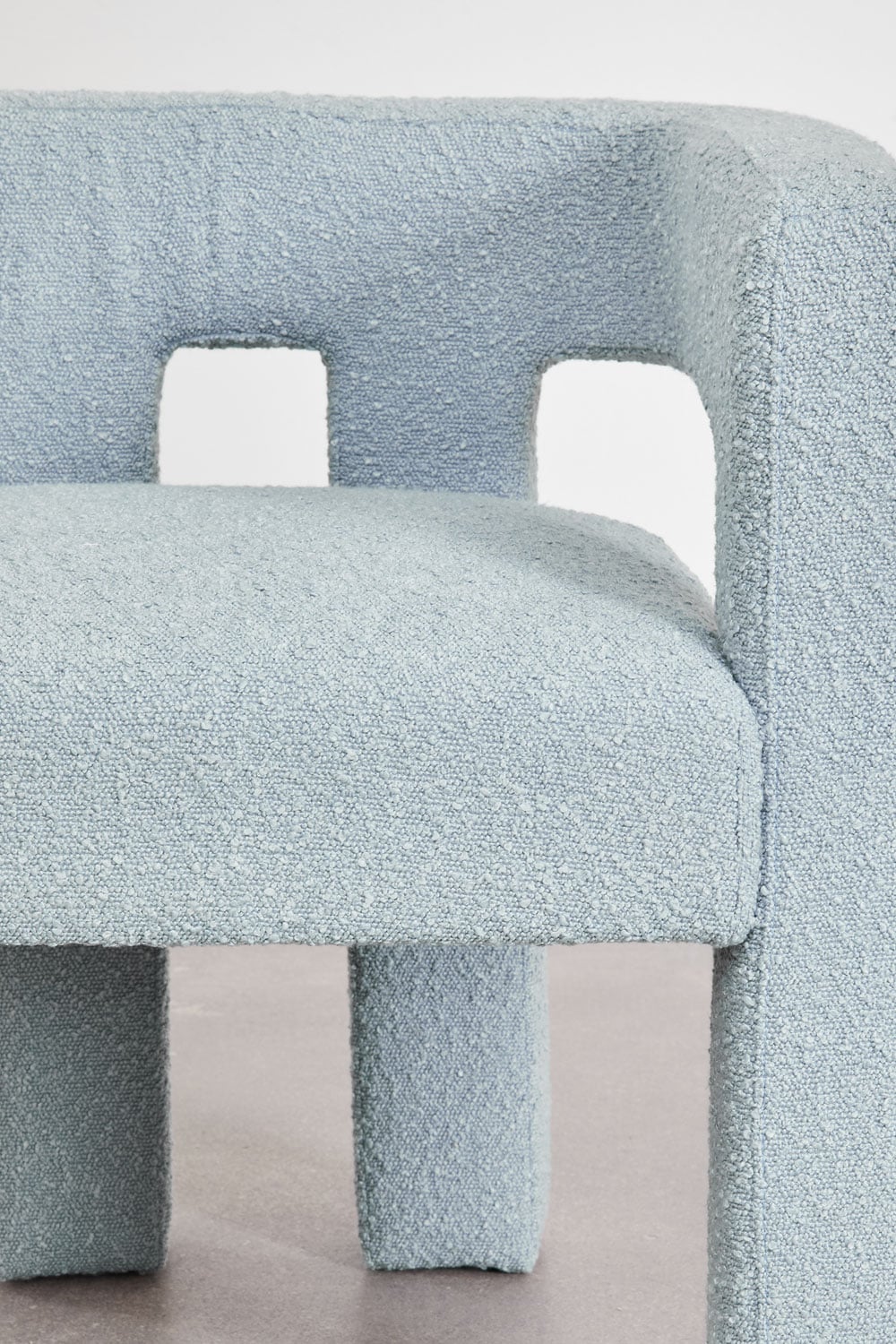 Set van 2 gestoffeerde eetkamerstoelen Liara met armleuningen, galerij beeld 2