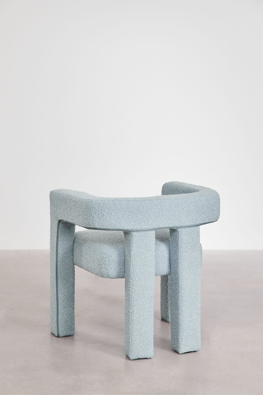 Set van 4 gestoffeerde eetkamerstoelen Liara met armleuningen, galerij beeld 5