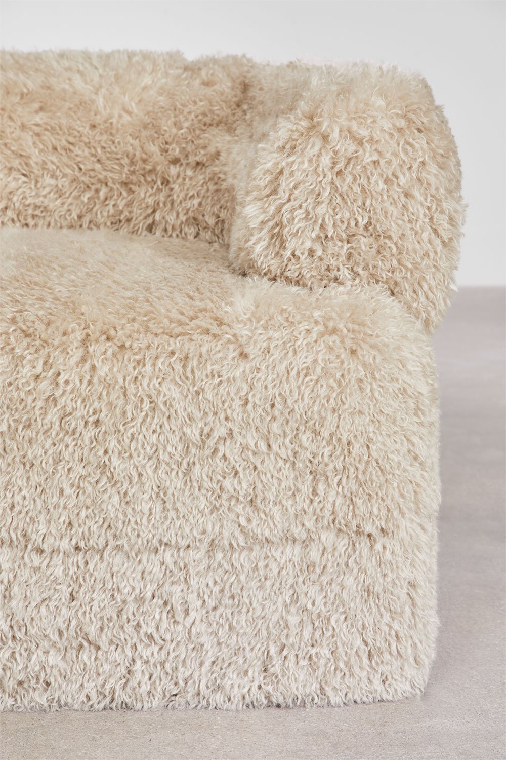 Neda fauteuil van synthetisch bont, galerij beeld 7