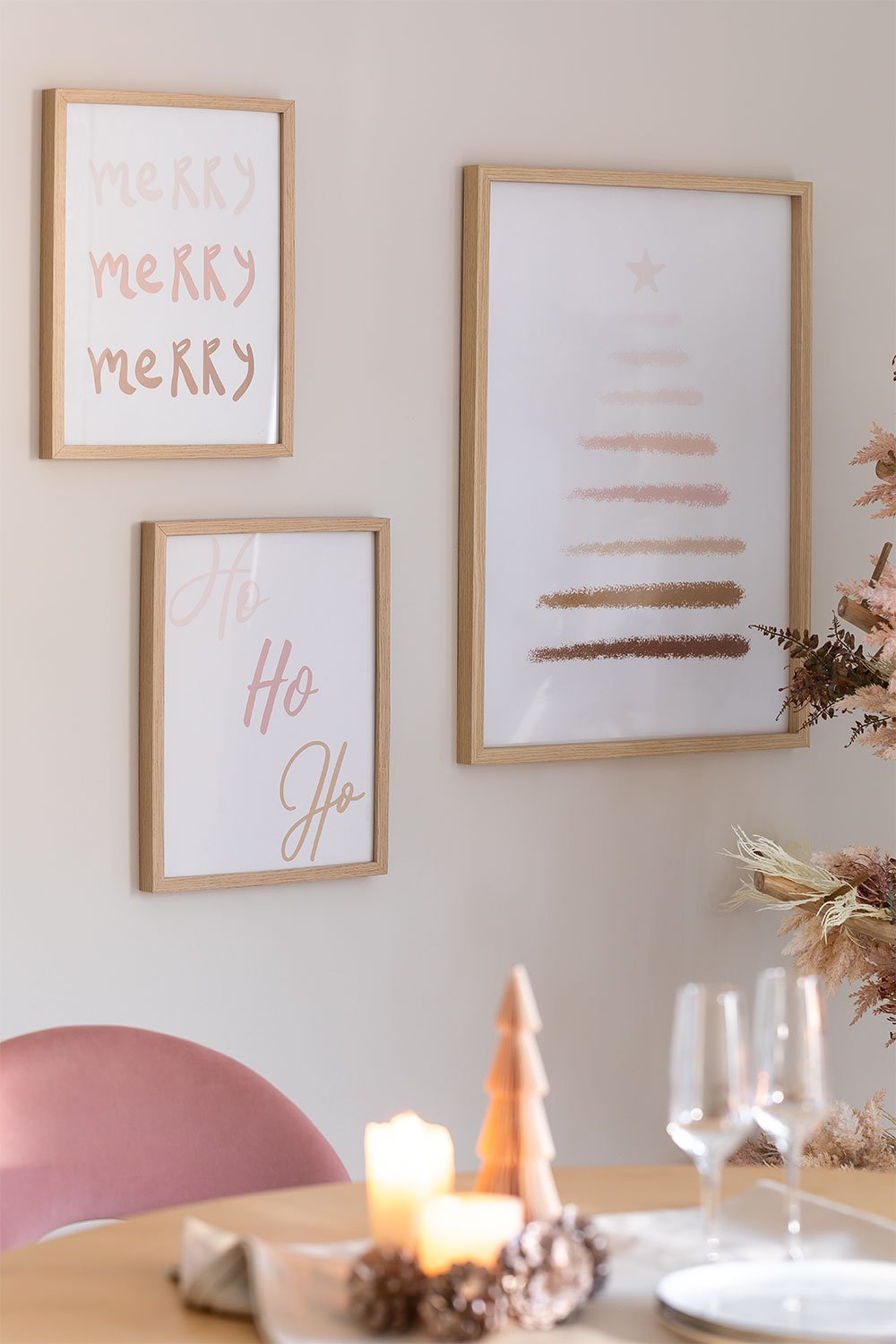 Set van 3 decoratieve kerstposters Belene, galerij beeld 6