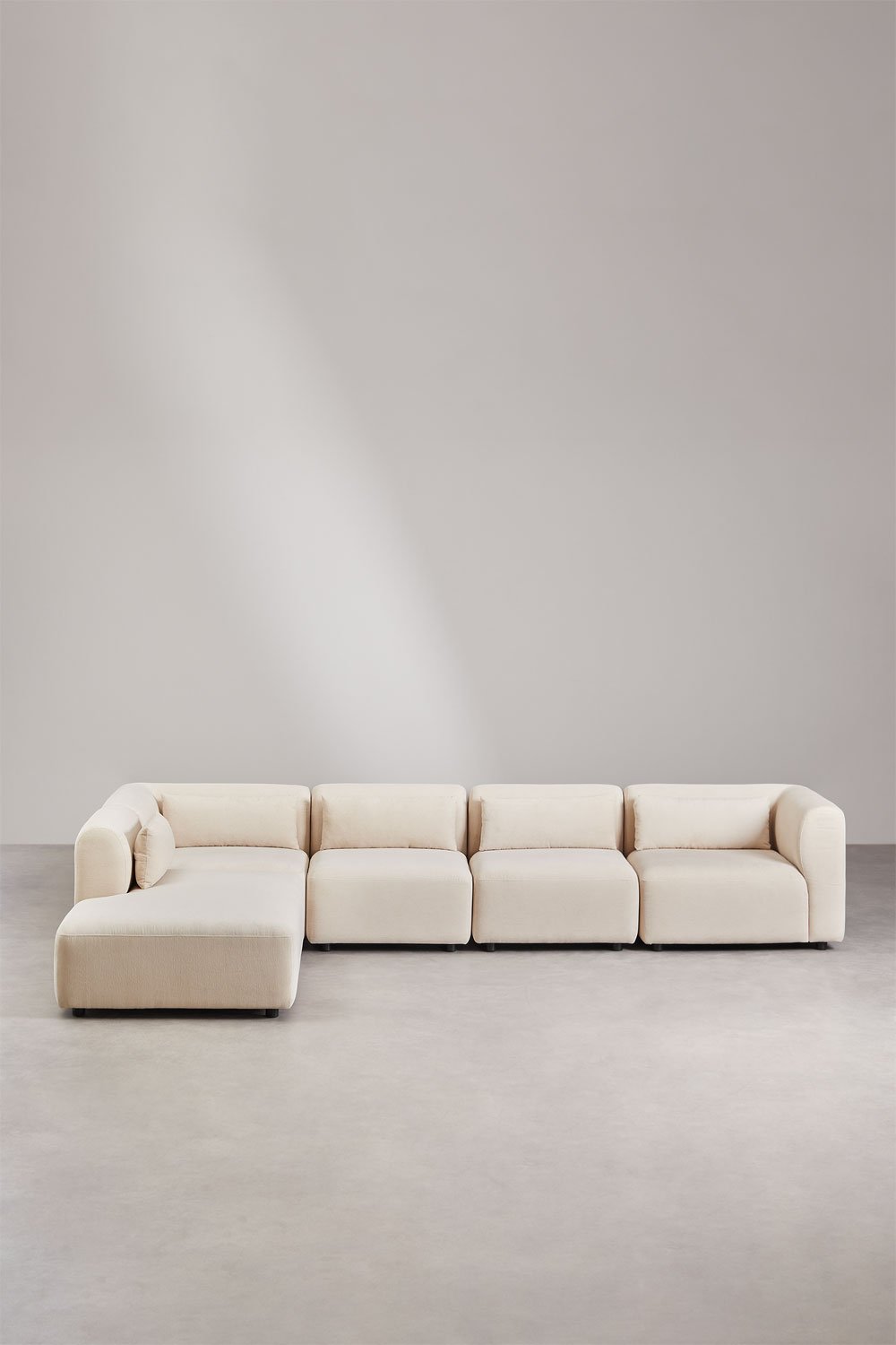 Fogler 5-delige modulaire bank met chaise longue links, galerij beeld 3