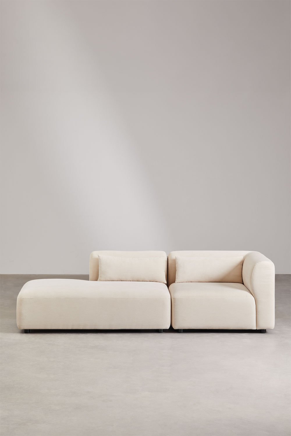 Fogler 2-delige modulaire hoekbank met chaise longue links, galerij beeld 3