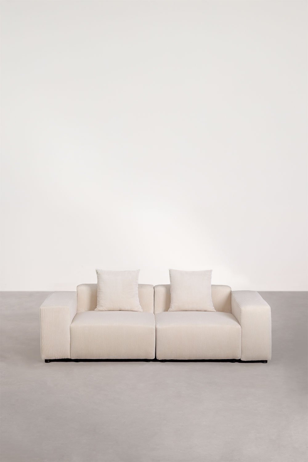 2-delige modulaire bank (↔︎230 cm) met lage armleuningen Bruna  , galerij beeld 3