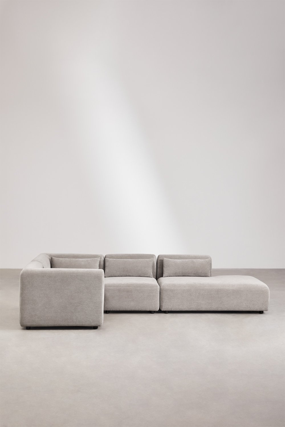 Fogler 4-delige modulaire hoekbank met chaise longue rechts, galerij beeld 3