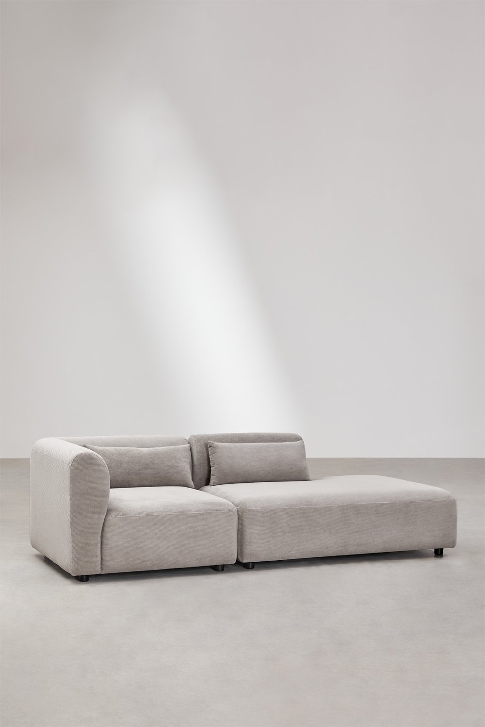 Fogler 2-delige modulaire hoekbank met chaise longue rechts, galerij beeld 1