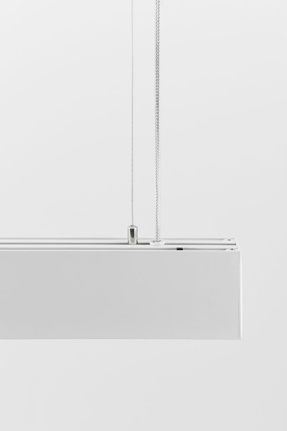 LED lineaire hanglamp 120 cm in aluminium Jiva, galerij beeld 4