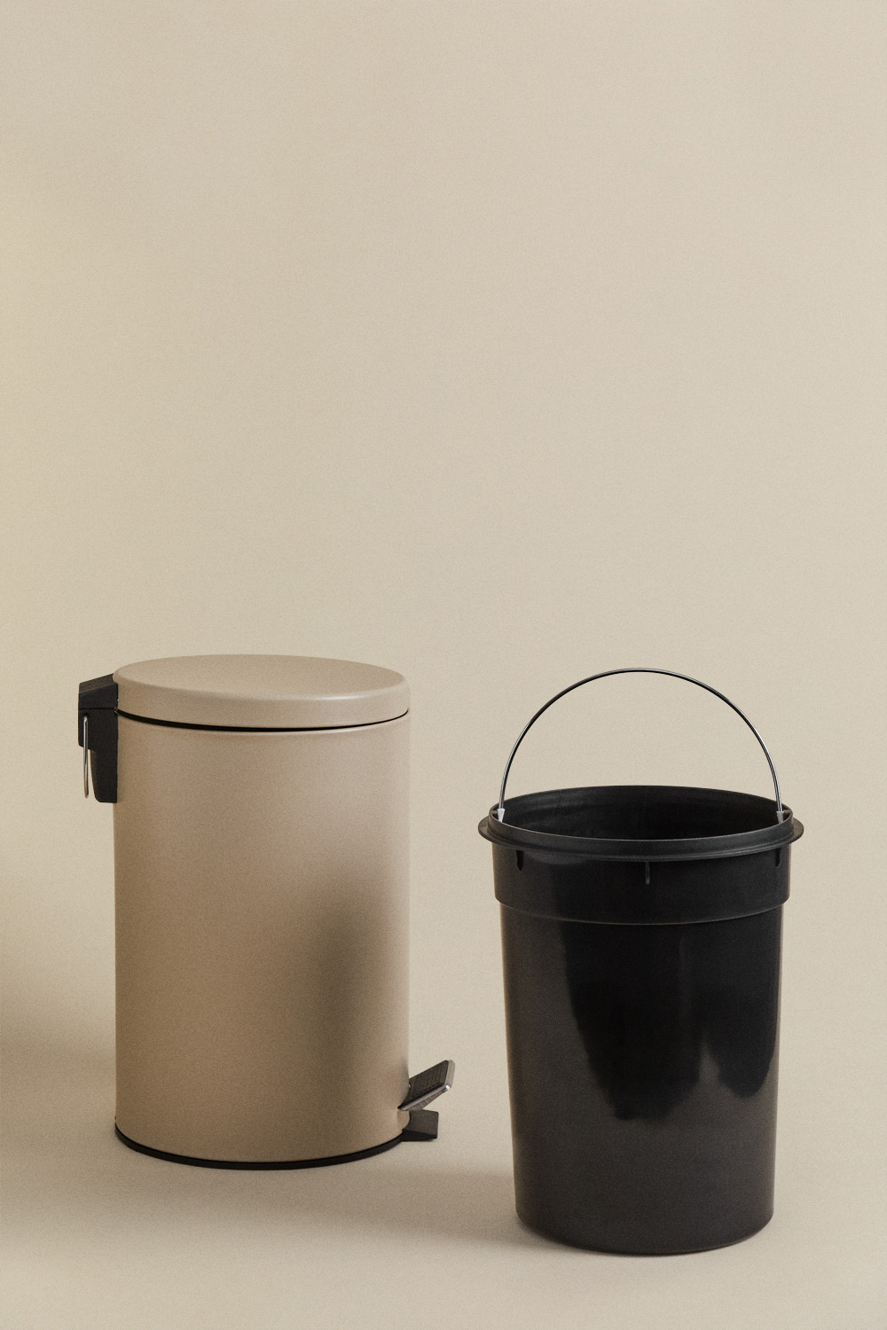 SVITA TS20 prullenbak pedaalemmer 20l incl. binnenemmer pedaal wit