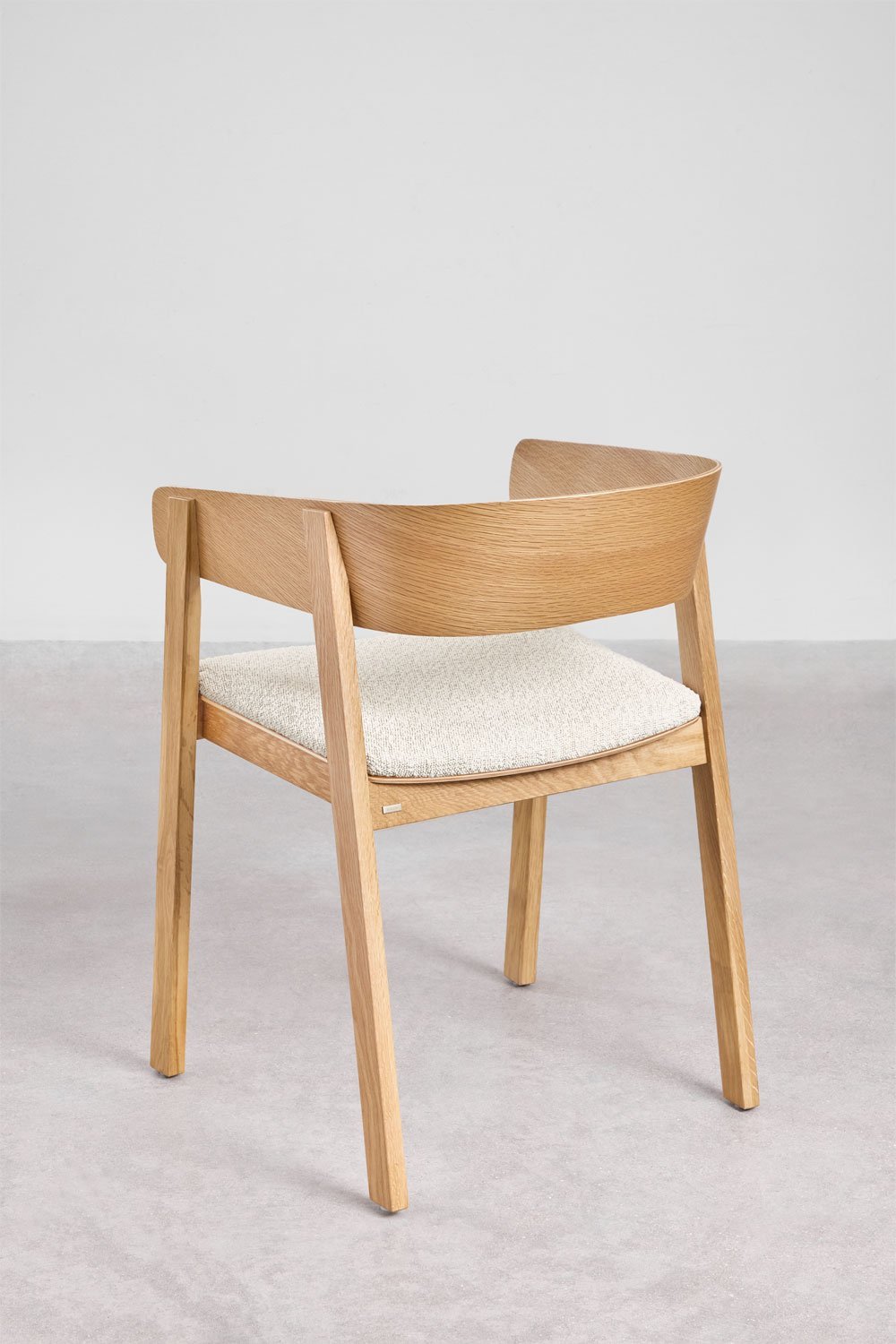 Pak van 2 Olsen houten eetkamerstoelen, galerij beeld 4