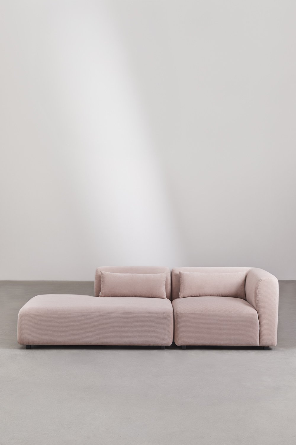 Fogler 2-delige modulaire hoekbank met chaise longue links, galerij beeld 3