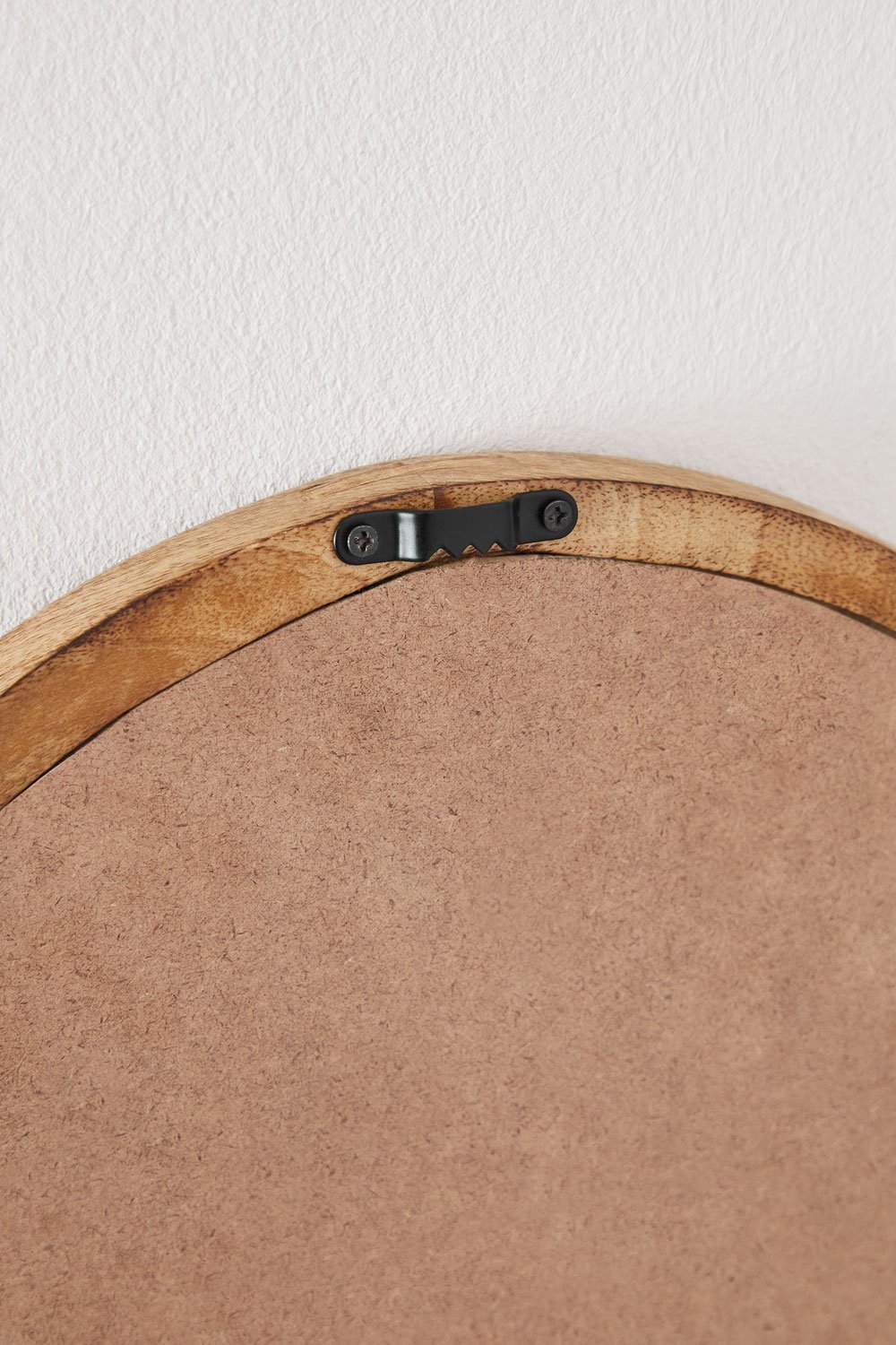 Ovale wandspiegel in mangohout Munya, galerij beeld 6