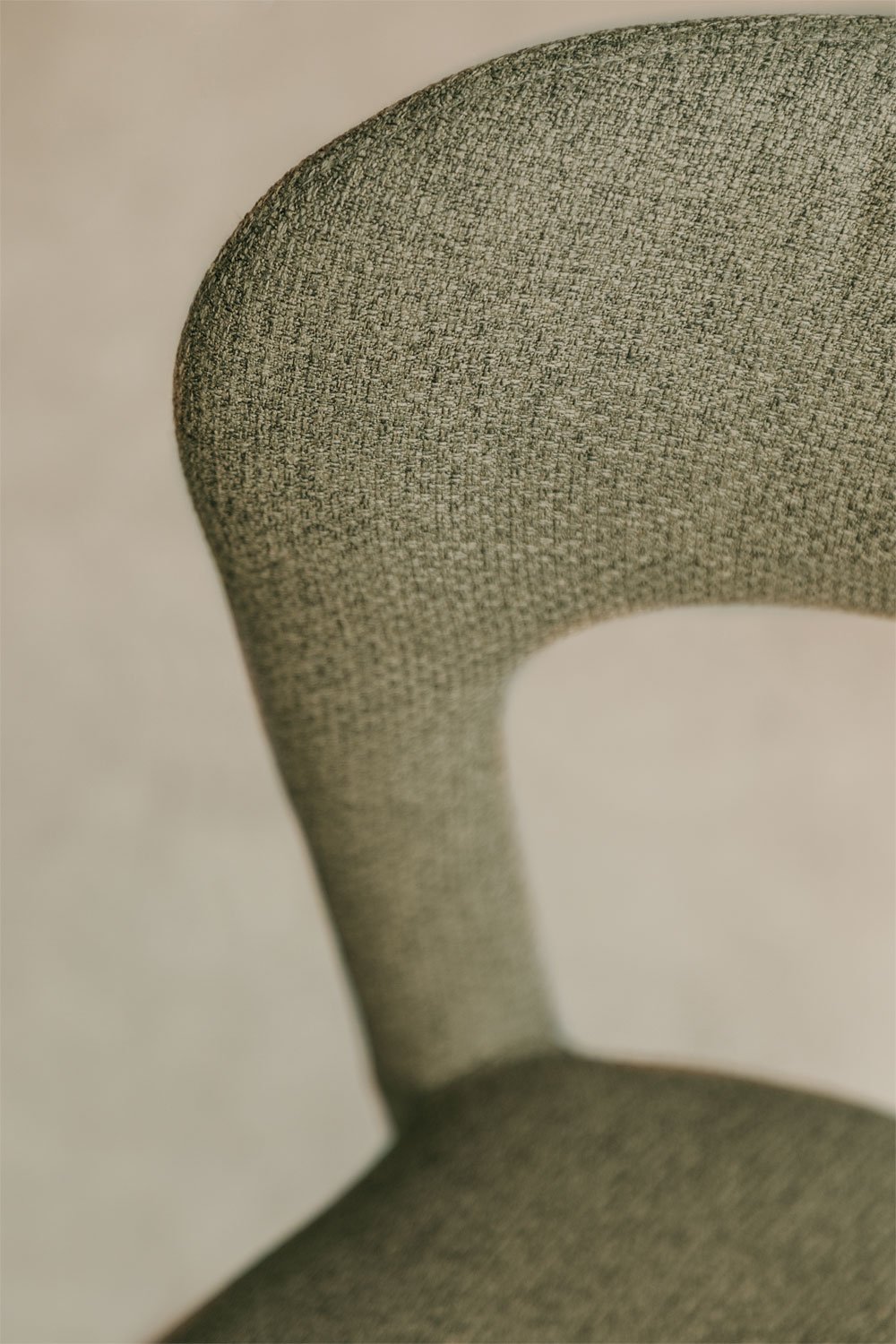Set van 4 gestoffeerde eetkamerstoelen Brusel, galerij beeld 2