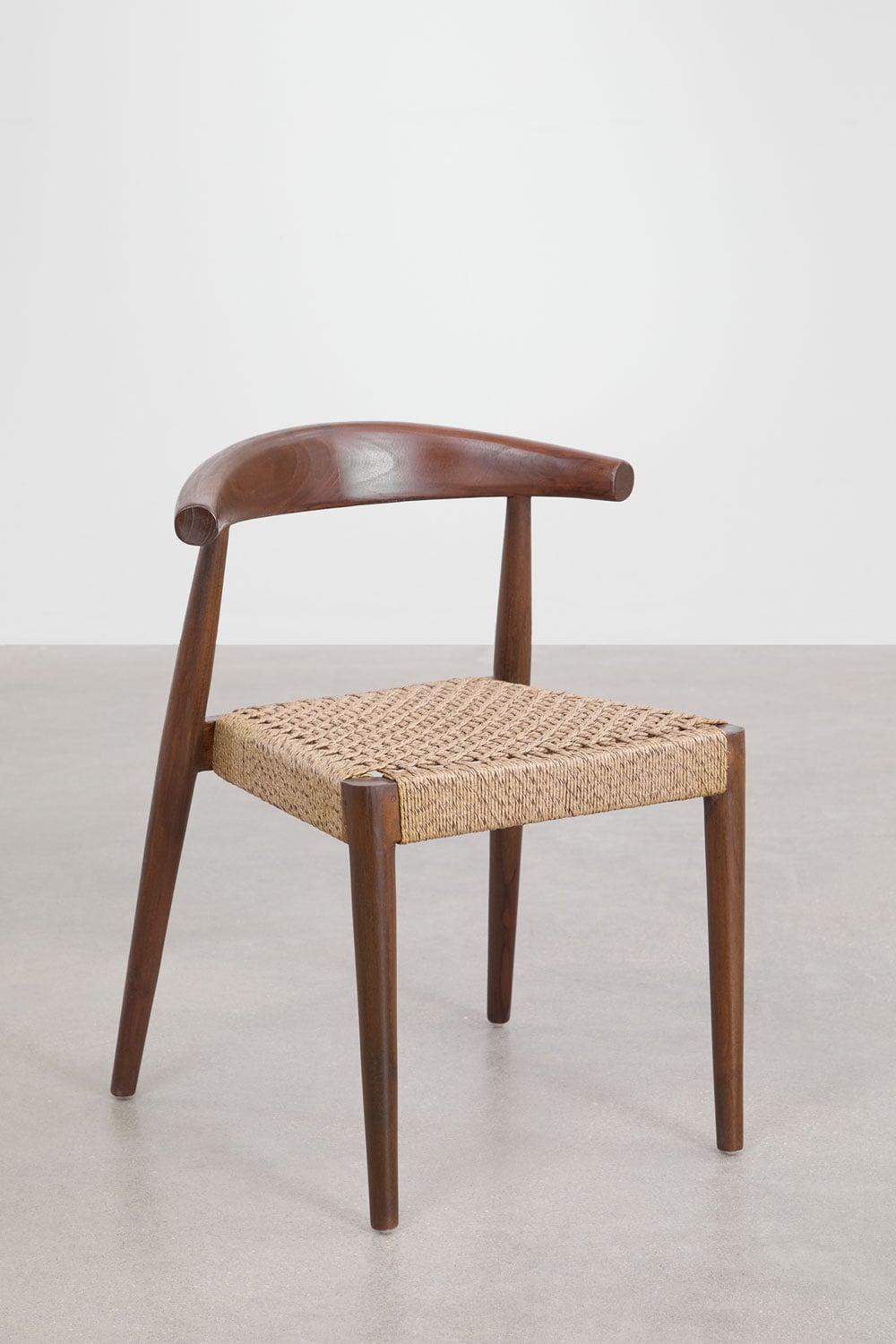 Set van 4 Celle teakhouten eetkamerstoelen       , galerij beeld 4