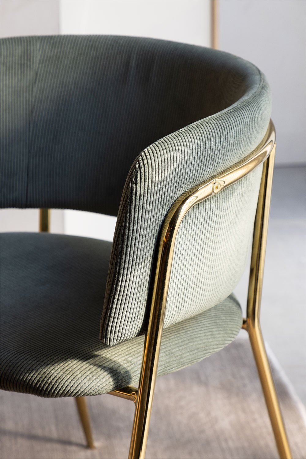Set van 4 Nalon gestoffeerde eetkamerstoelen, galerij beeld 2