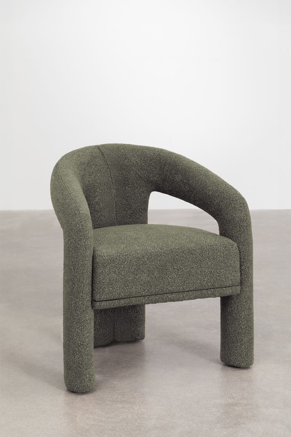 Set van 4 gestoffeerde eetkamerstoelen Greca, galerij beeld 2