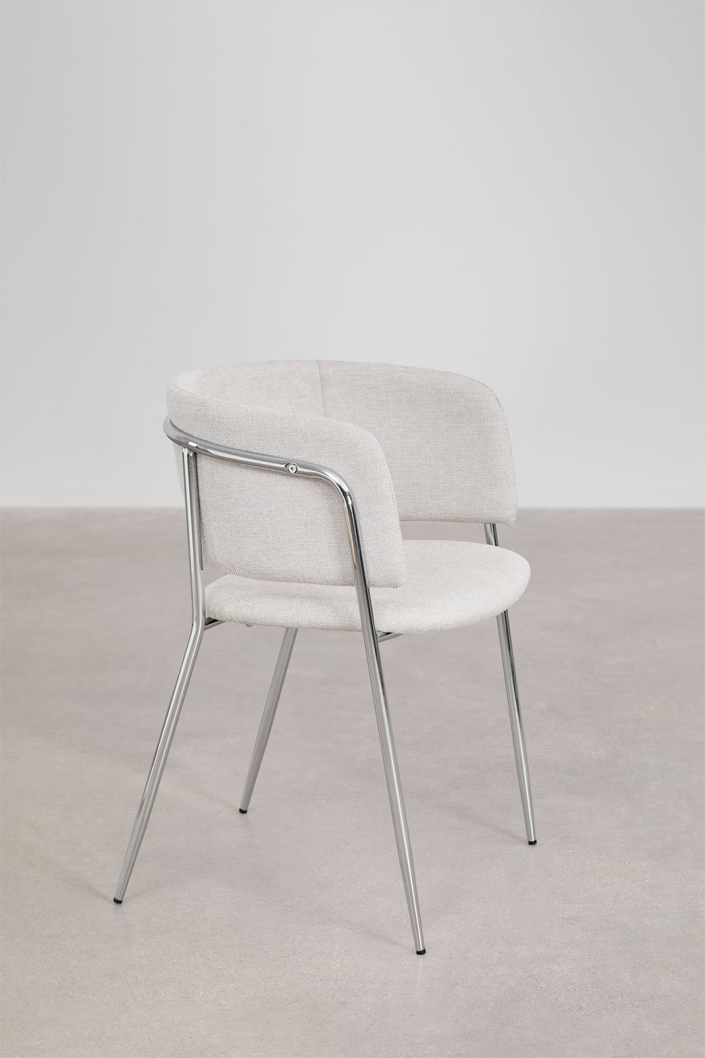 Set van 4 Nalon gestoffeerde eetkamerstoelen, galerij beeld 4