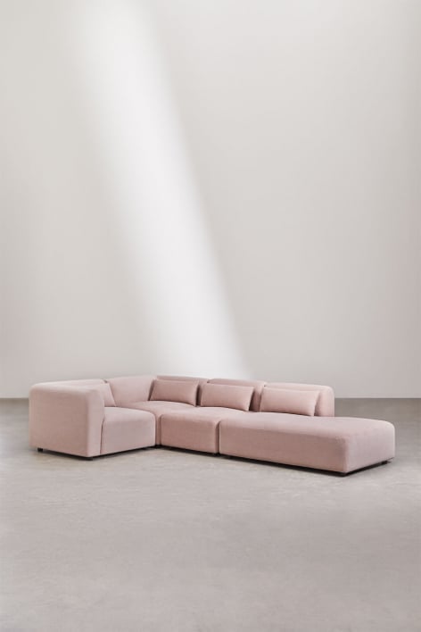 Fogler 4-delige modulaire hoekbank met chaise longue rechts