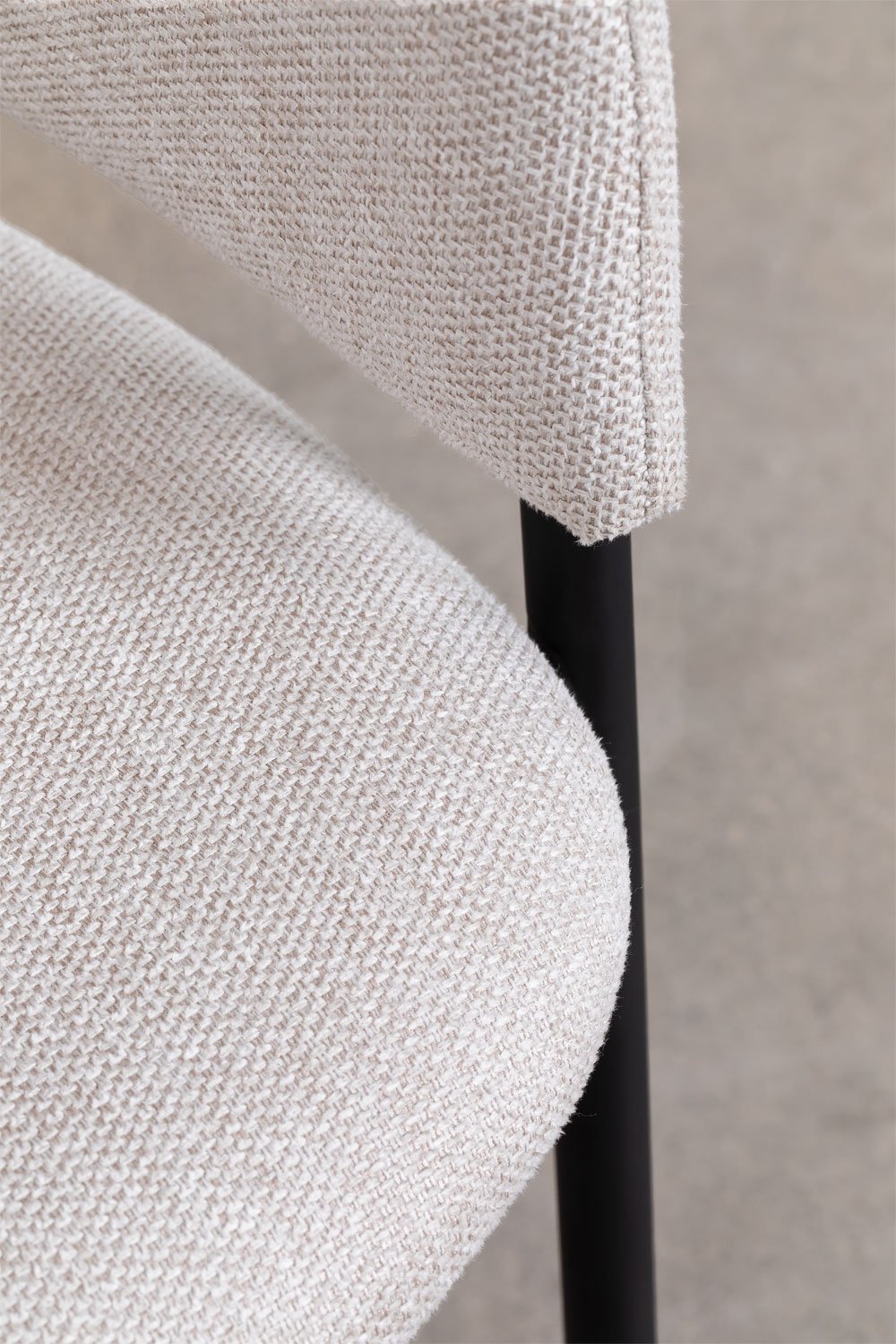 Set van 4 Nalon gestoffeerde eetkamerstoelen, galerij beeld 6