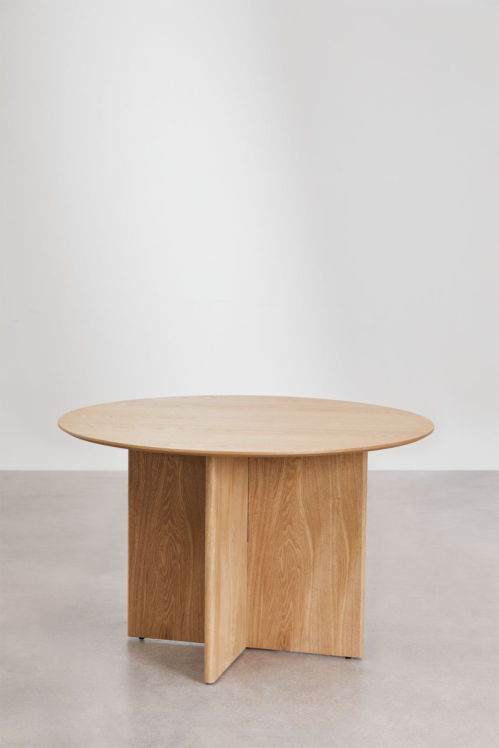 Ronde eettafel in MDF (Ø120 cm) Saonara, galerij beeld 2