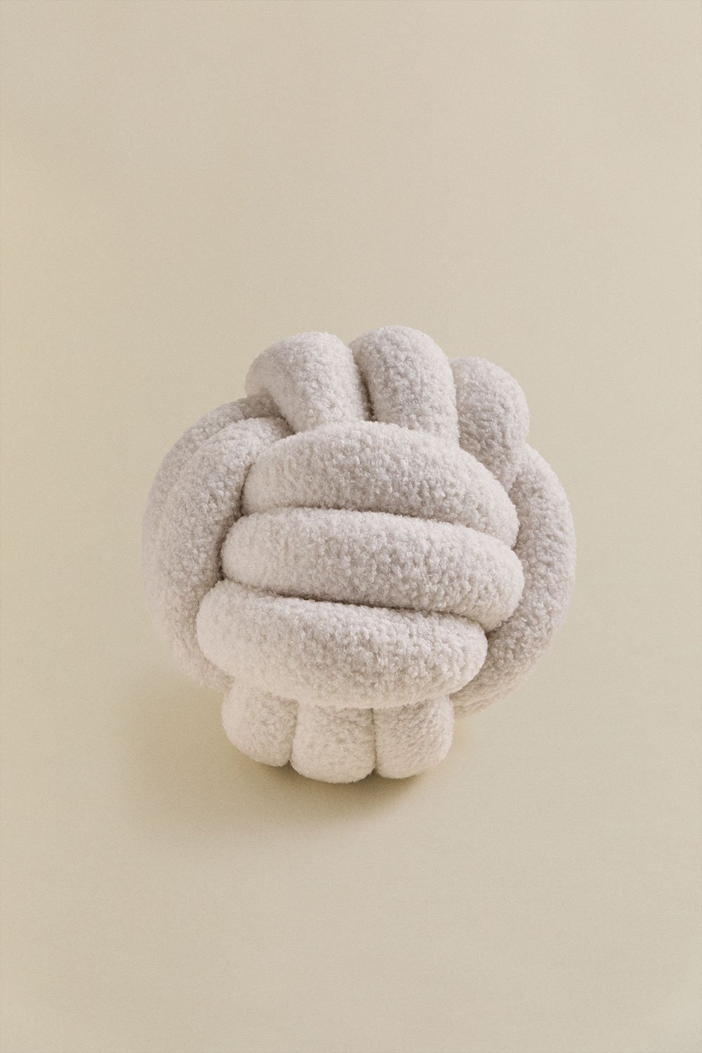 Ibona rond schapenvacht kussen Ø25 cm, galerij beeld 4