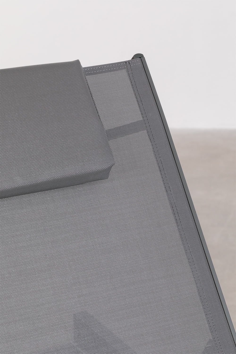 Set van 2 verstelbare aluminium ligstoelen met Akelia-kussen, galerij beeld 5