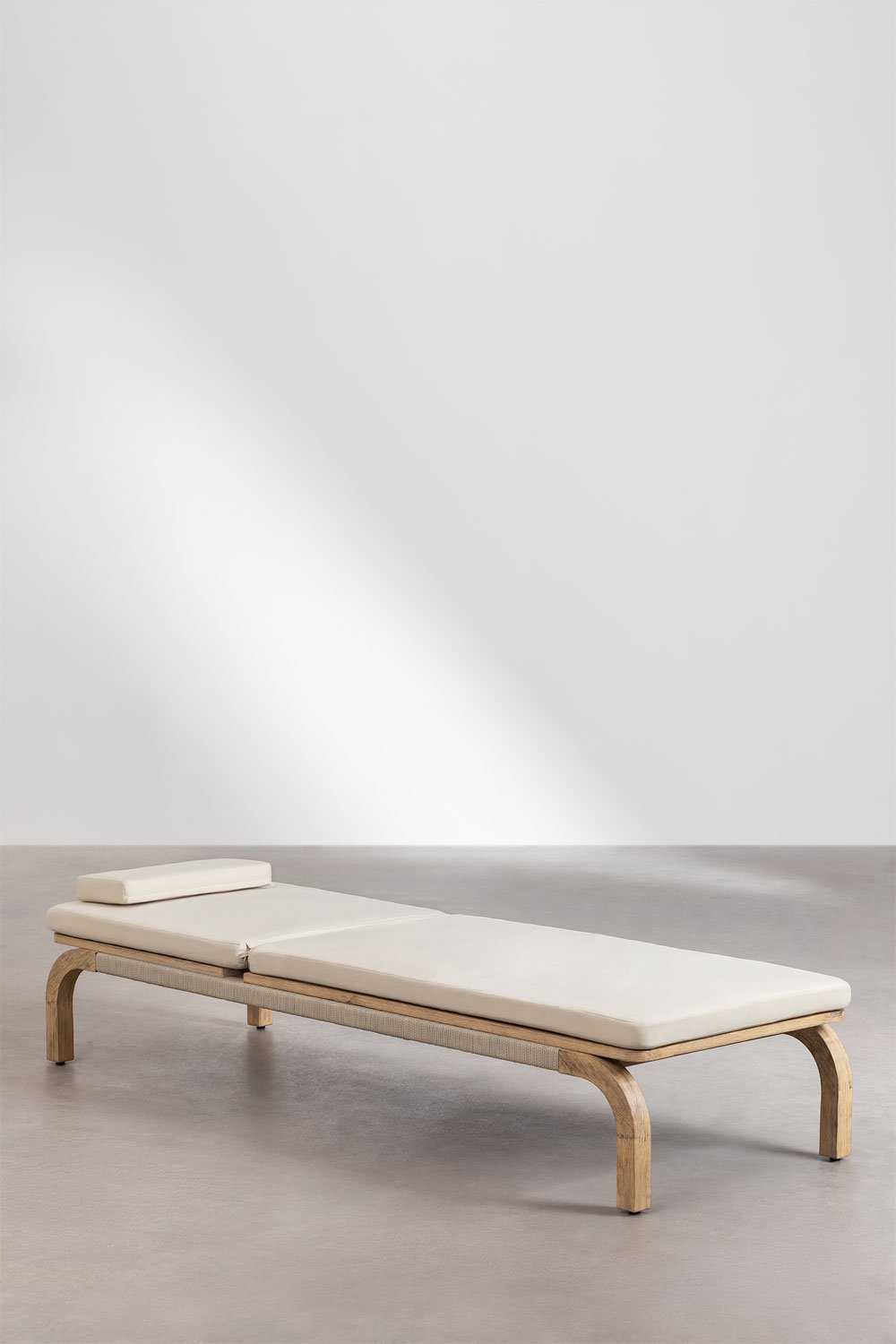 Set van 2 verstelbare ligstoelen van acaciahout met Dubai-kussens, galerij beeld 3857793