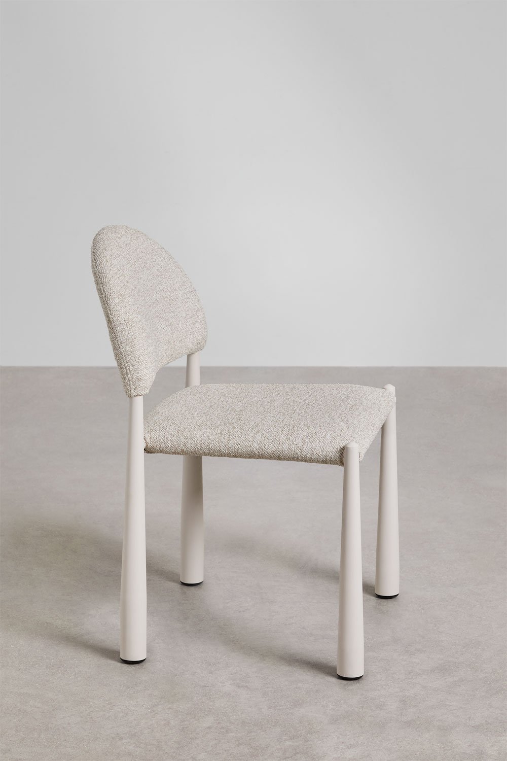 Set van 4 gestoffeerde eetkamerstoelen Nagore, galerij beeld 4