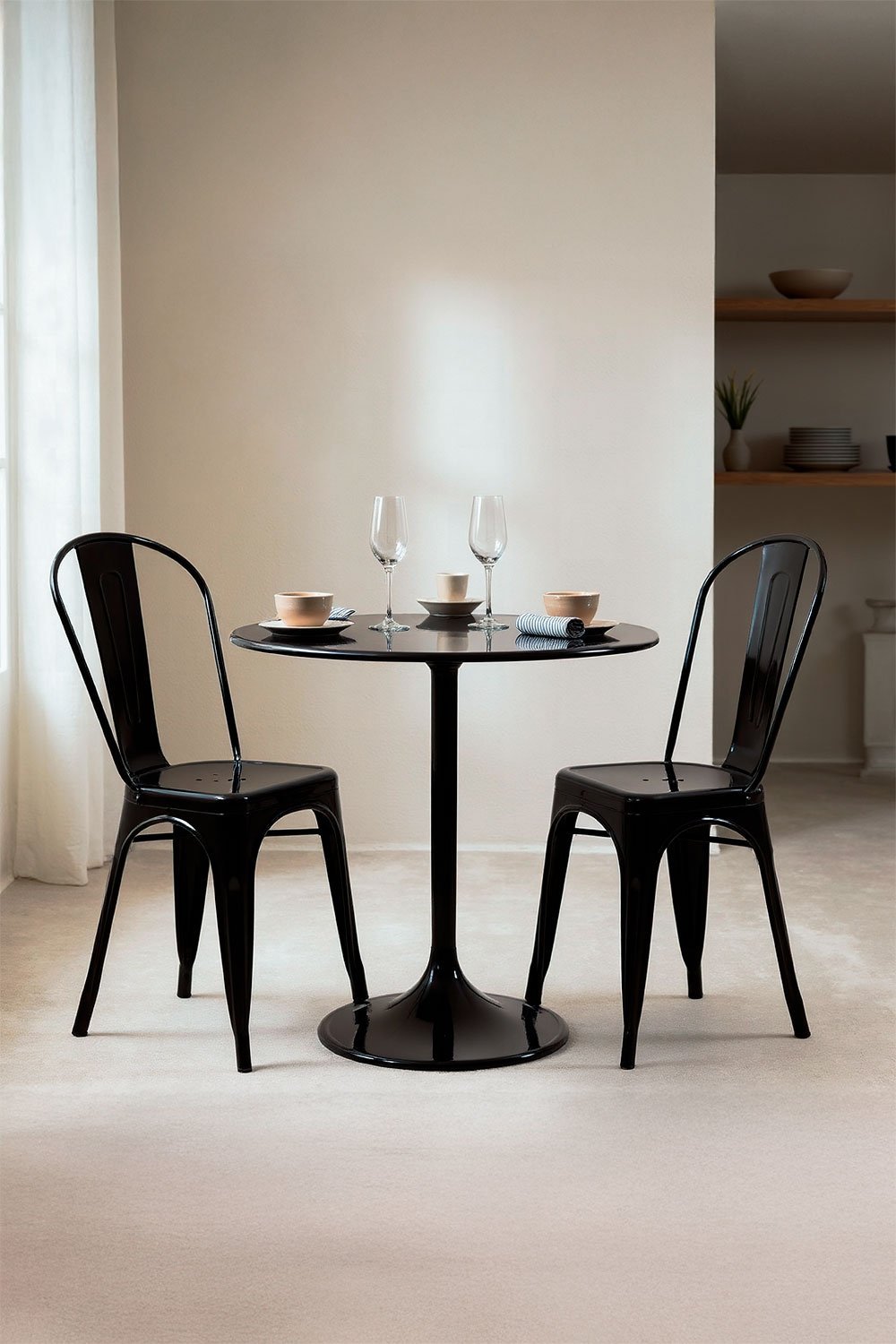 Set van 4 stapelbare LIX-stoelen  , galerij beeld 1