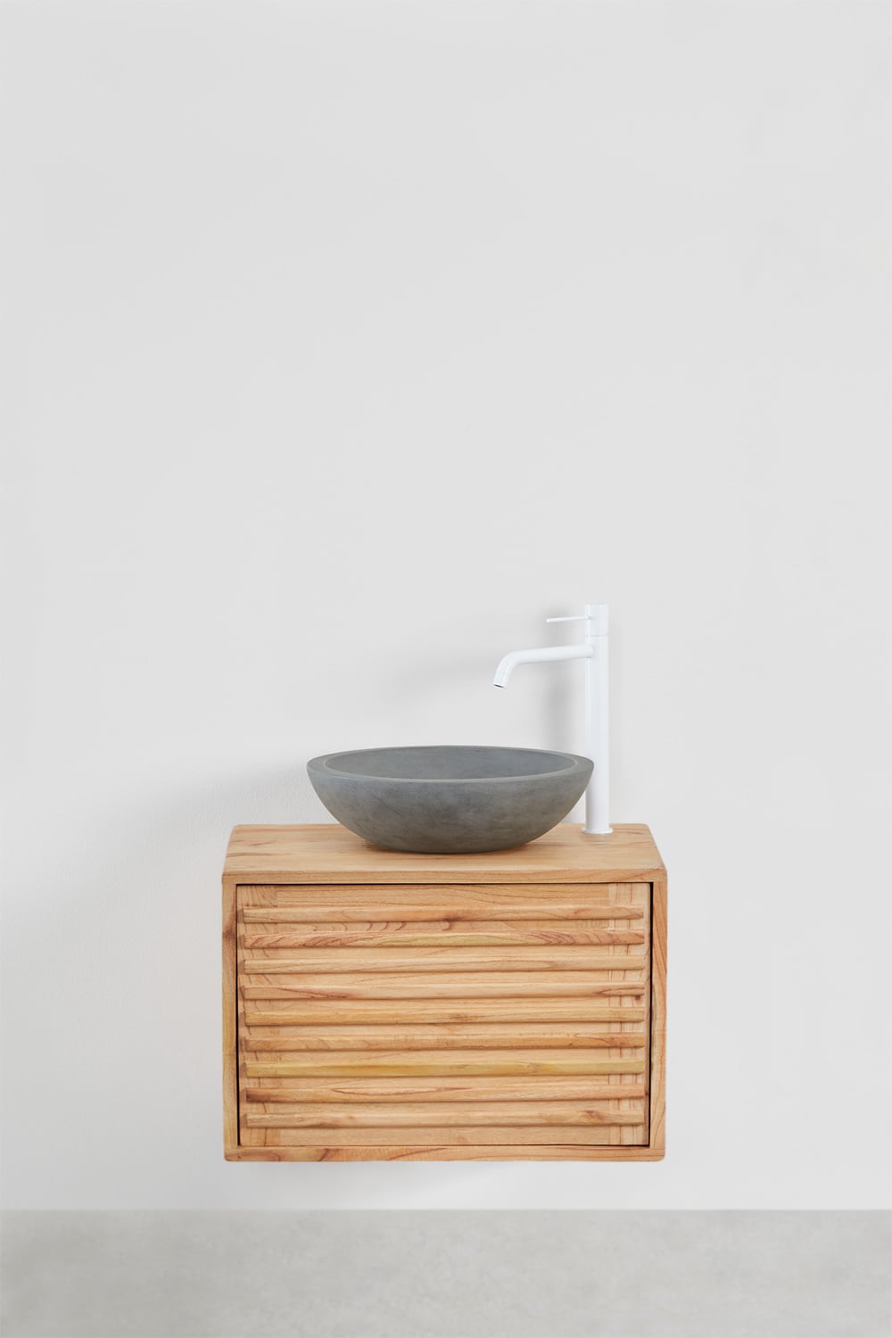 Deleyna zwevend houten badkamermeubelset, galerij beeld 2