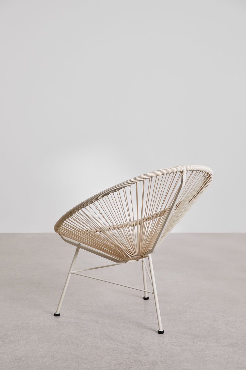 Set van 2 fauteuils in staal en synthetisch riet Nieuw Acapulco, galerij beeld 4