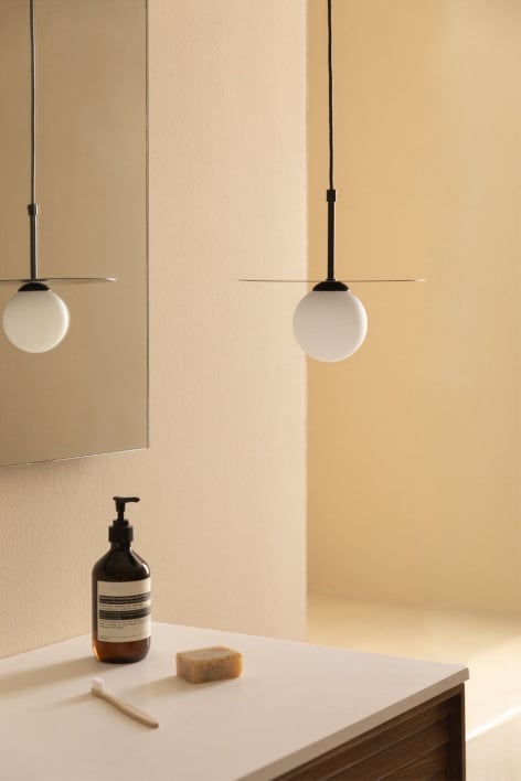 Jorien glazen bol badkamer plafondlamp