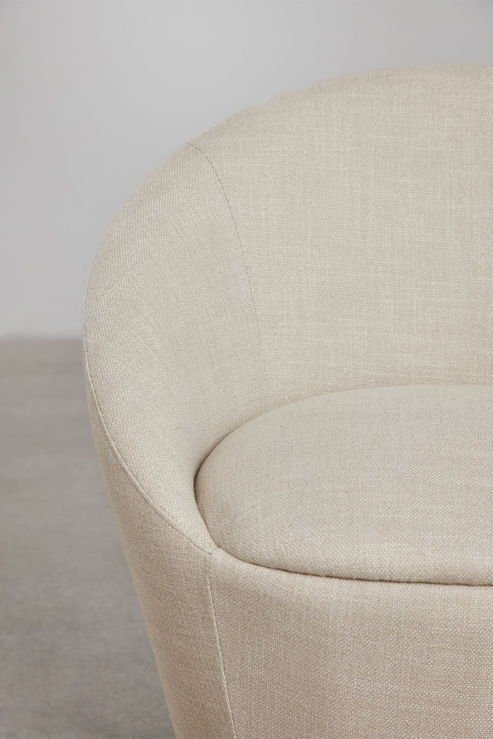 Pakket van 4 Leandro gestoffeerde eetkamerstoelen, galerij beeld 4