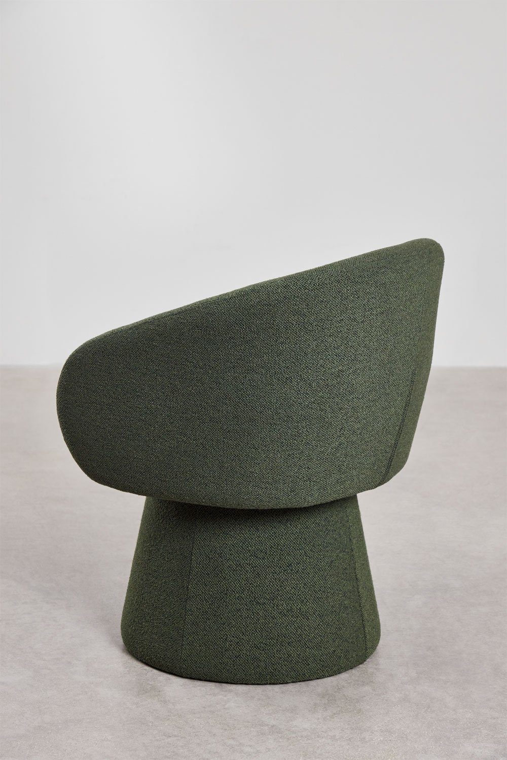 Set van 2 Flavian gestoffeerde draaibare eetkamerstoelen met armleuningen, galerij beeld 6