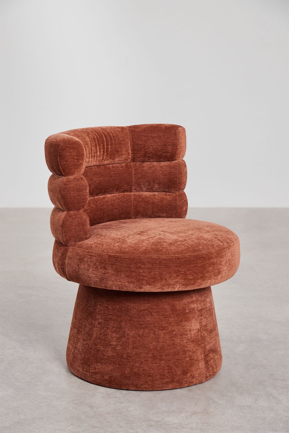 Set van 2 Protea gestoffeerde draaibare eetkamerstoelen, galerij beeld 4