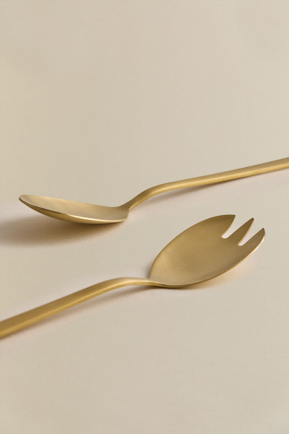 2-delige Sornia saladebestekset van roestvrij staal, galerij beeld 4