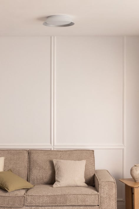 LED-plafondlamp in methacrylaat en metaal Dreville