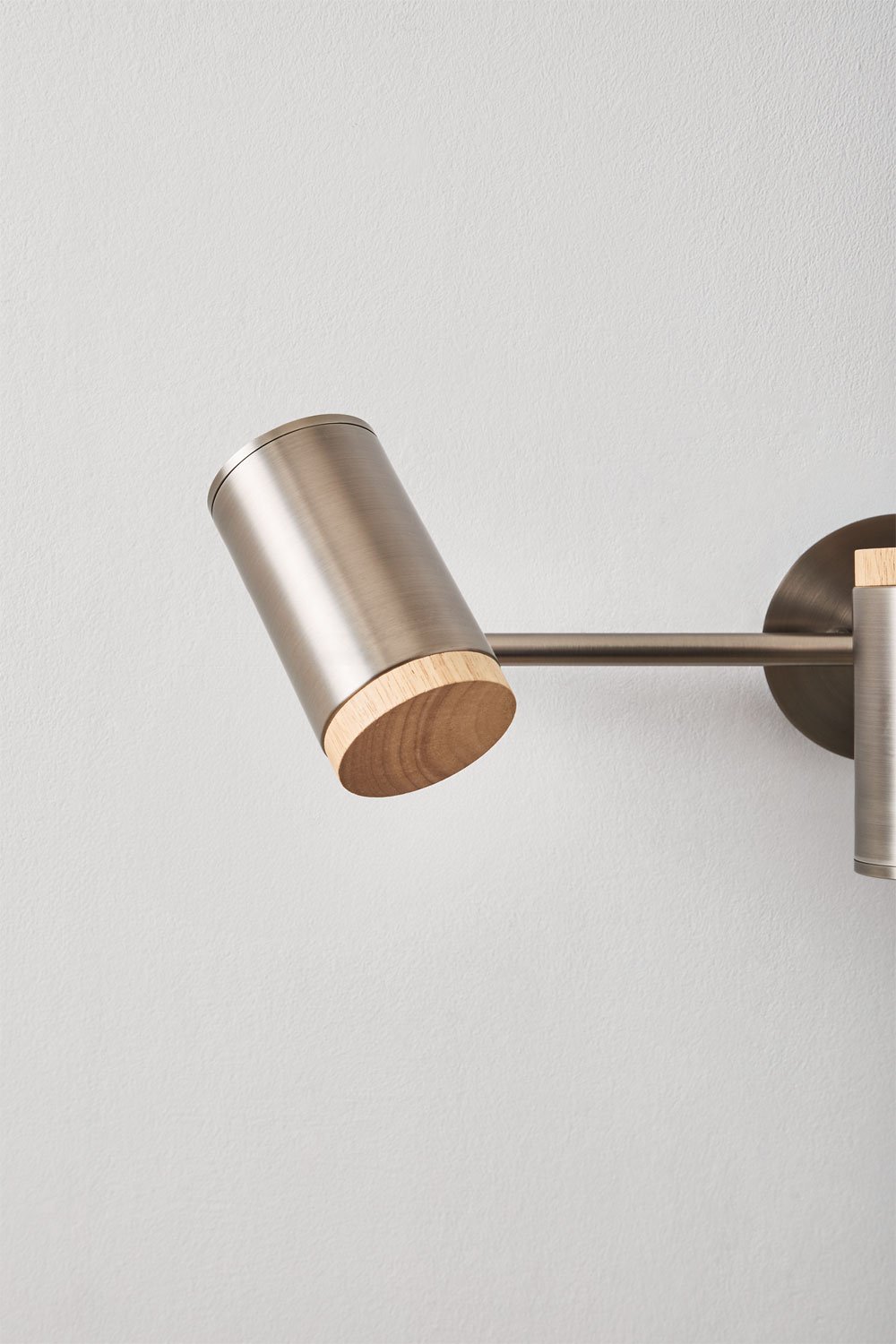 Draaibare wandlamp met 3 lichtpunten van Amaranto-ijzer, galerij beeld 4