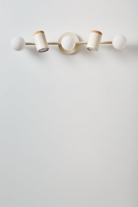 Wandlamp met 5 lichtpunten Amarant