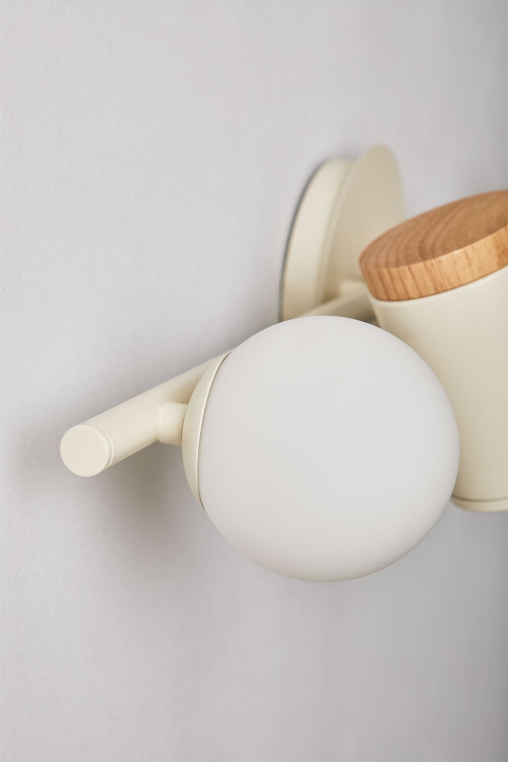 Draaibare wandlamp met 5 lichtpunten in Amaranto-ijzer, galerij beeld 6