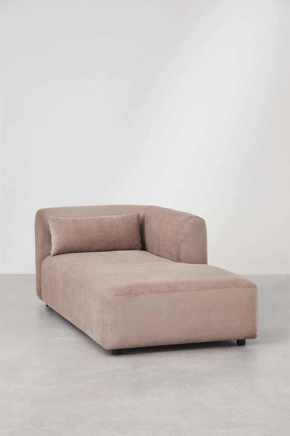 Rechter chaise longue voor modulaire bank Fogler   , galerij beeld 1