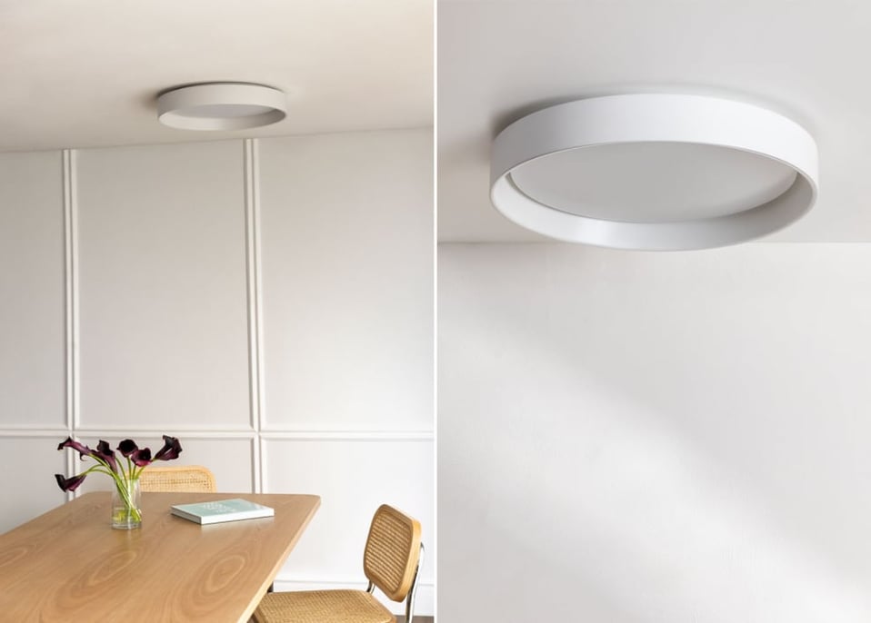 LED plafondlamp in ijzer Zekri