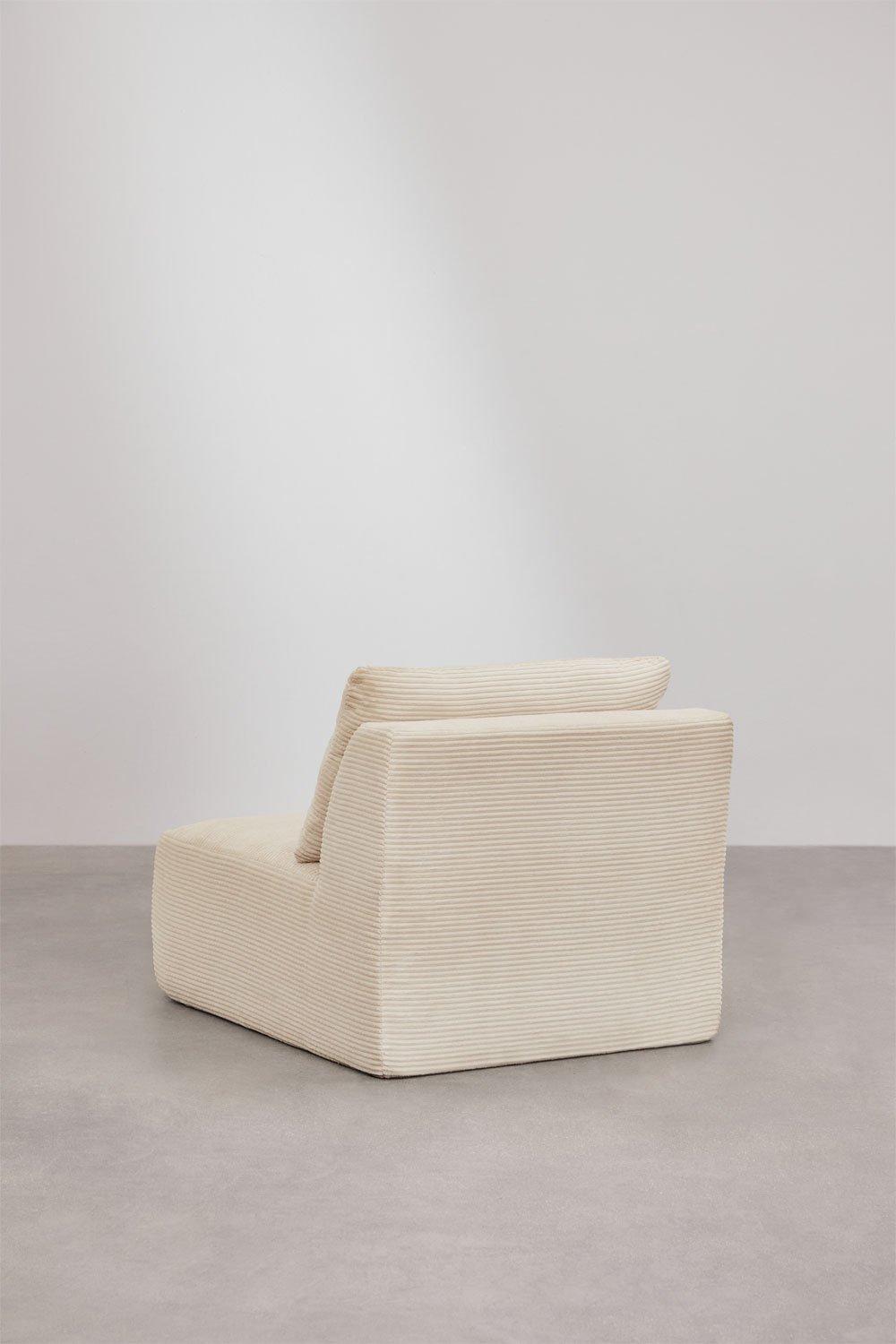 Vacuumverpakte fluwelen fauteuil Temple, galerij beeld 7