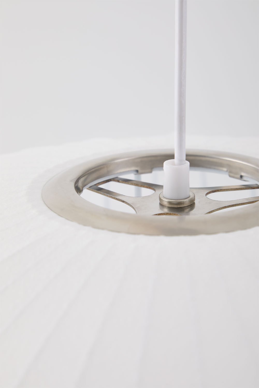 Plafondlamp in kunstzijde en ijzer Worel, galerij beeld 6