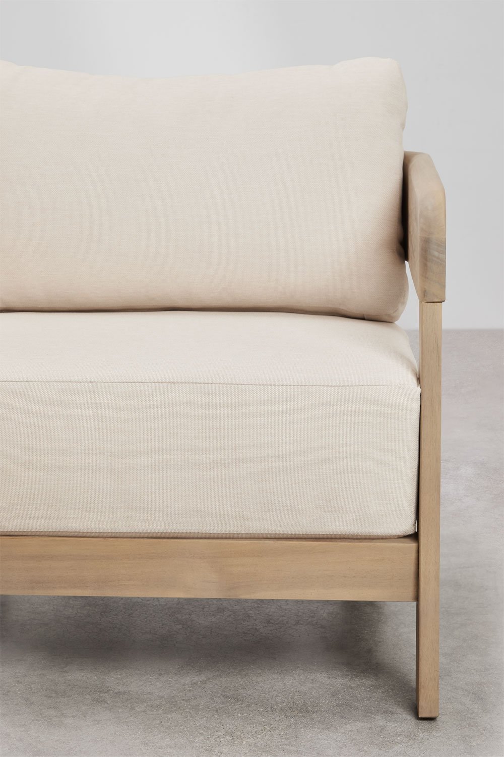 Tuinset met 2 fauteuils en salontafel in acaciahout Uleno, galerij beeld 5