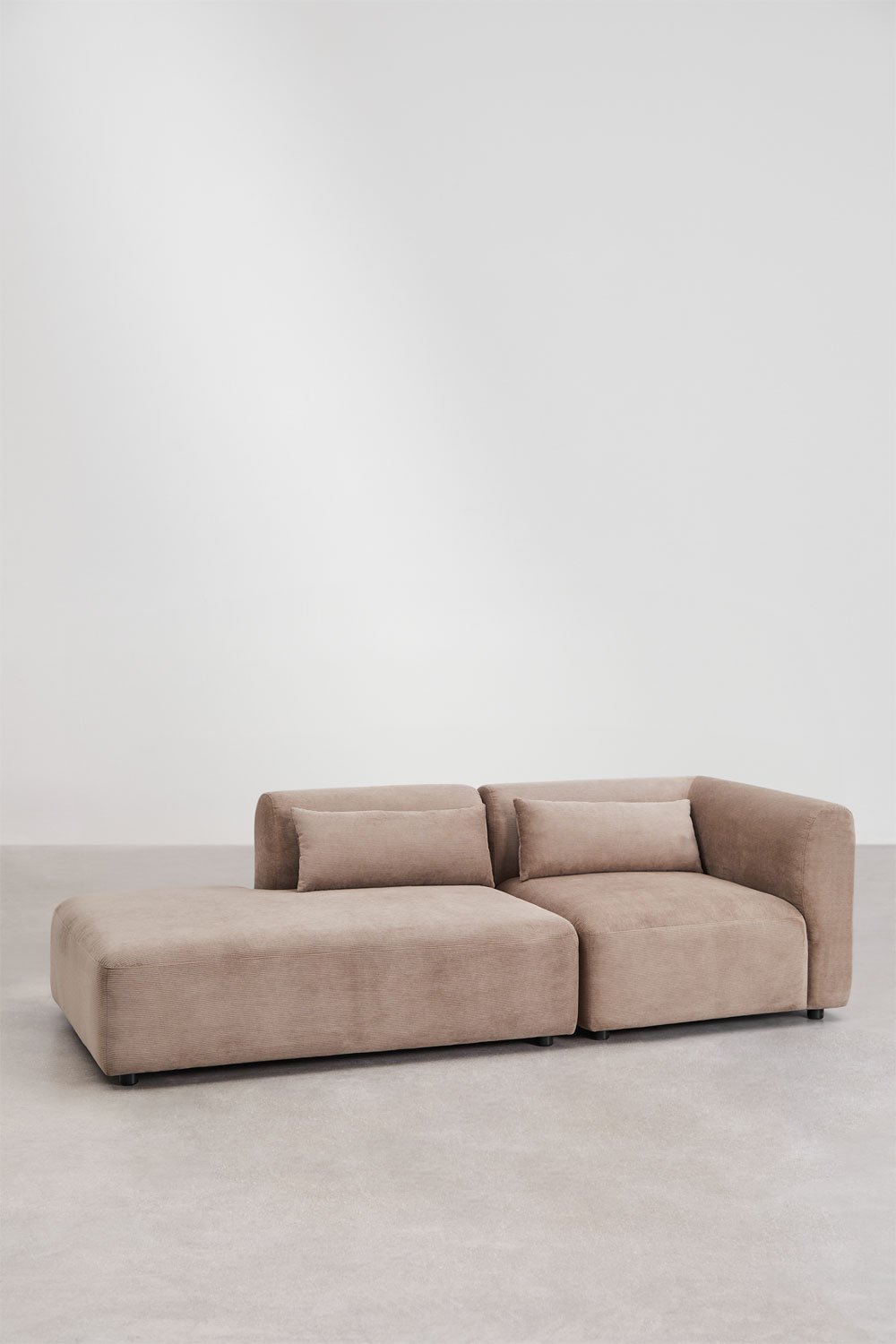 Fogler 2-delige modulaire hoekbank met chaise longue links, galerij beeld 3