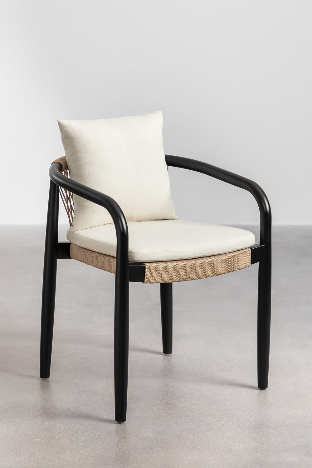 Set van 2 tuinstoelen met armleuningen van acaciahout Giulia, galerij beeld 2