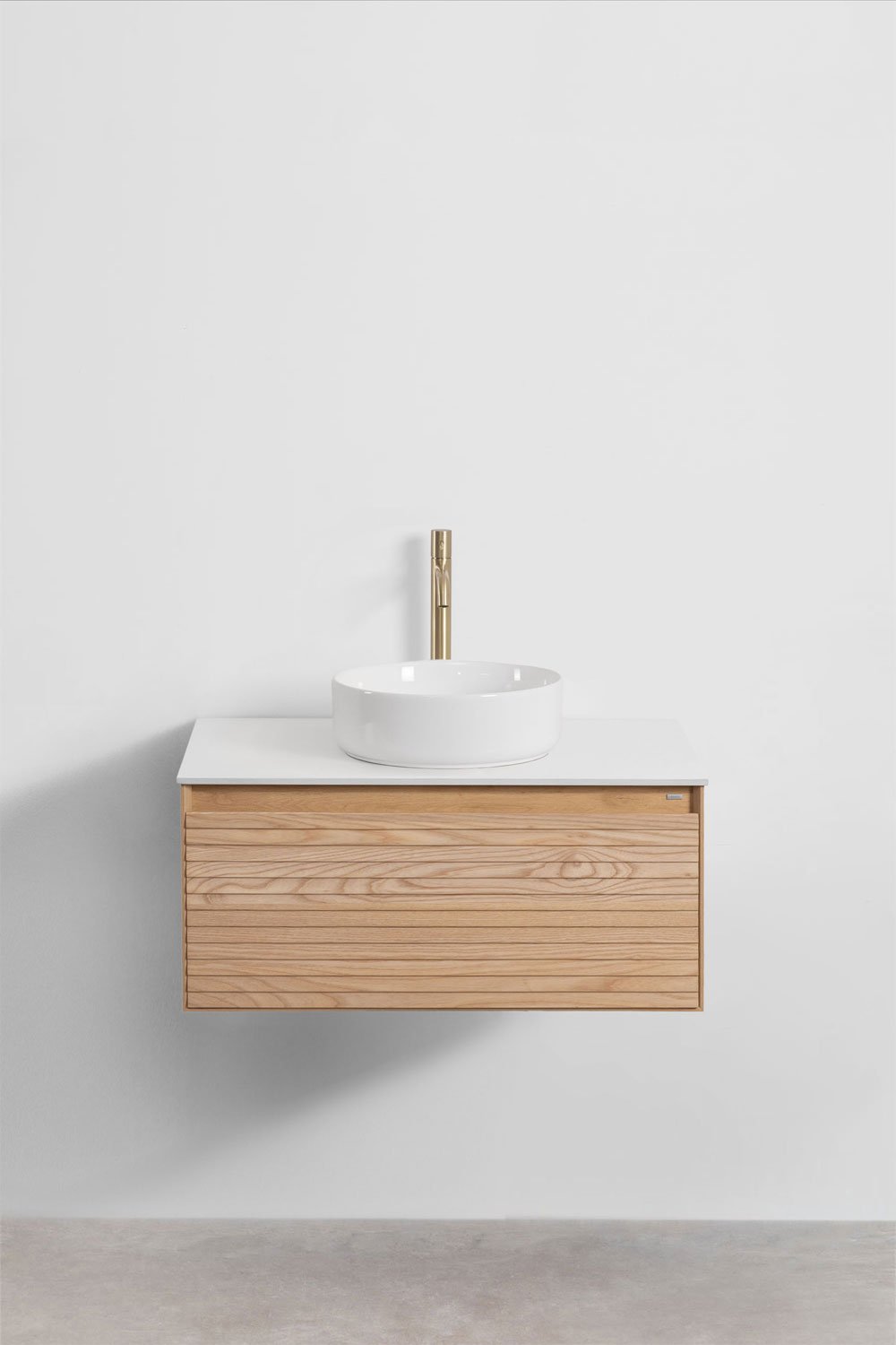 Tedrik badkamermeubelset in essenhout, galerij beeld 2