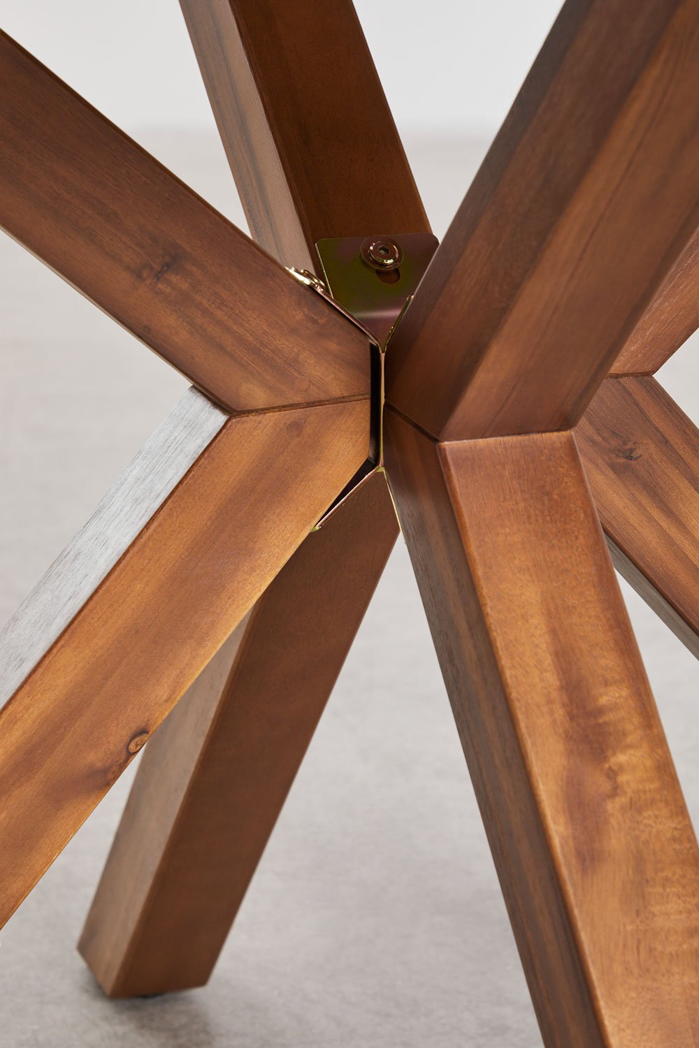 Ronde tuintafel van eucalyptus hout Naele, galerij beeld 6