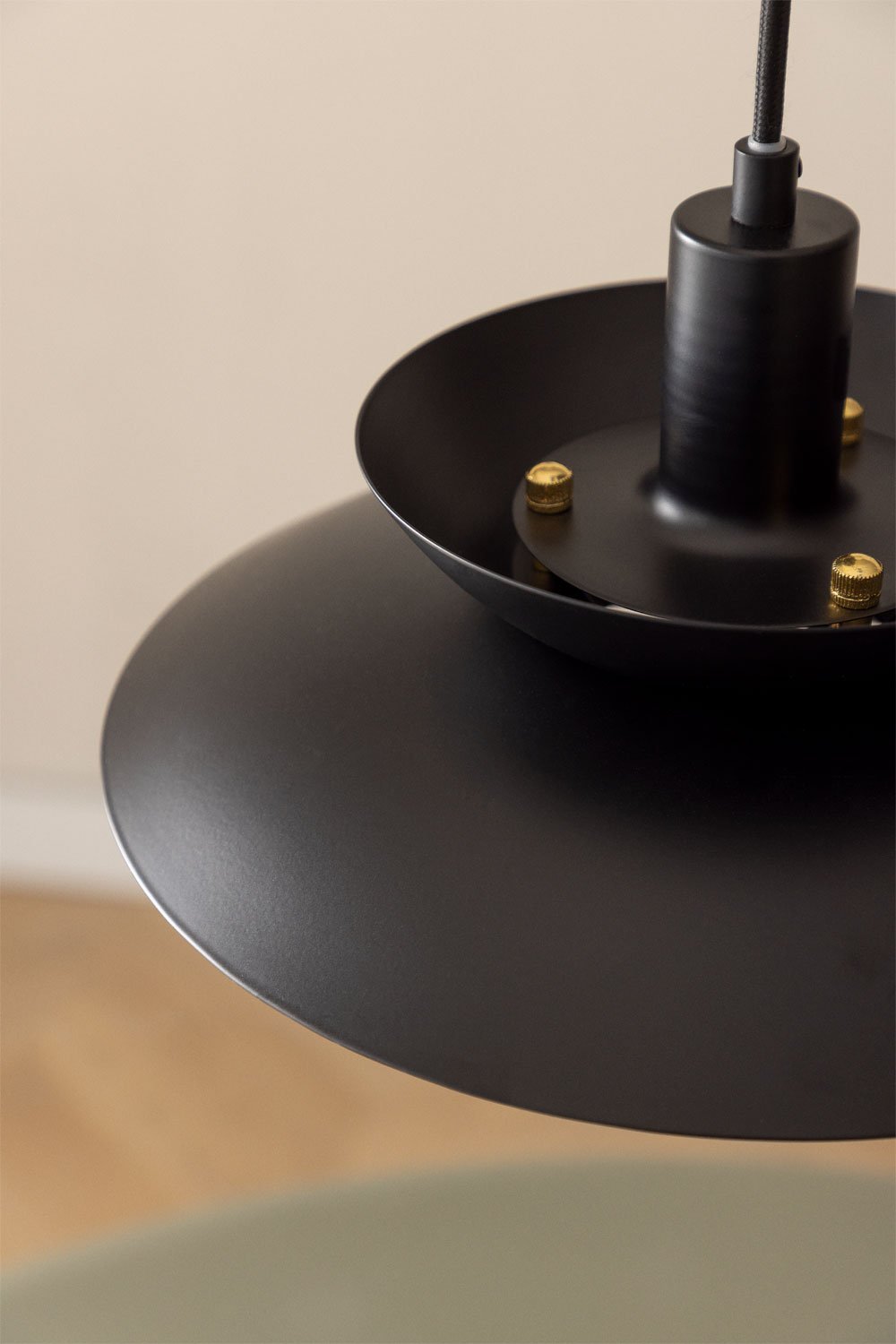 Plafondlamp in ijzer Alicia, galerij beeld 2